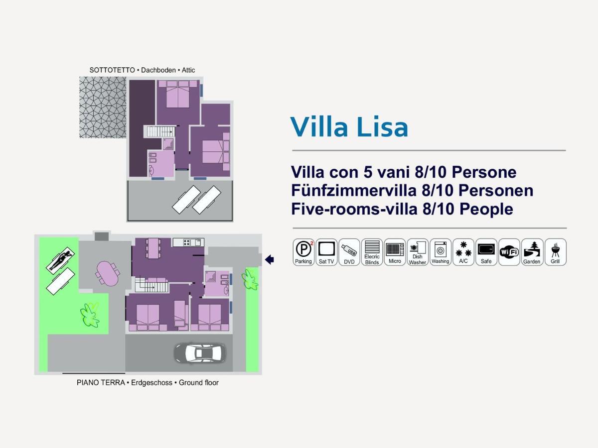 Villa Lisa Bibione Exterior foto
